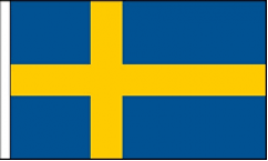 Sweden Hand Waving Flags